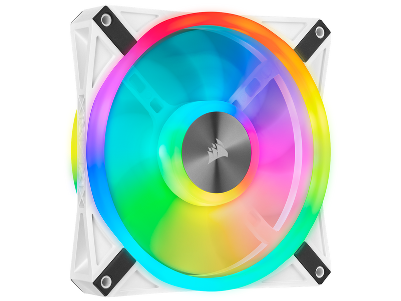 Corsair iCUE QL140 RGB - White - Gehäuselüfter - 140mm - Weiß mit RGB-Beleuchtung - 26 dBA