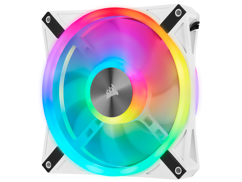 Corsair iCUE QL140 RGB - White - Gehäuselüfter - 140mm - Weiß mit RGB-Beleuchtung - 26 dBA