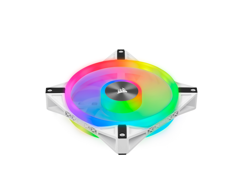 Corsair iCUE QL140 RGB - White - Gehäuselüfter - 140mm - Weiß mit RGB-Beleuchtung - 26 dBA