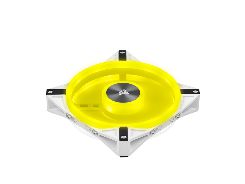 Corsair iCUE QL140 RGB - White - Gehäuselüfter - 140mm - Weiß mit RGB-Beleuchtung - 26 dBA