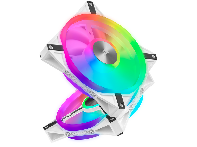 Corsair iCUE QL140 RGB - White - Gehäuselüfter - 140mm - Weiß mit RGB-Beleuchtung - 26 dBA