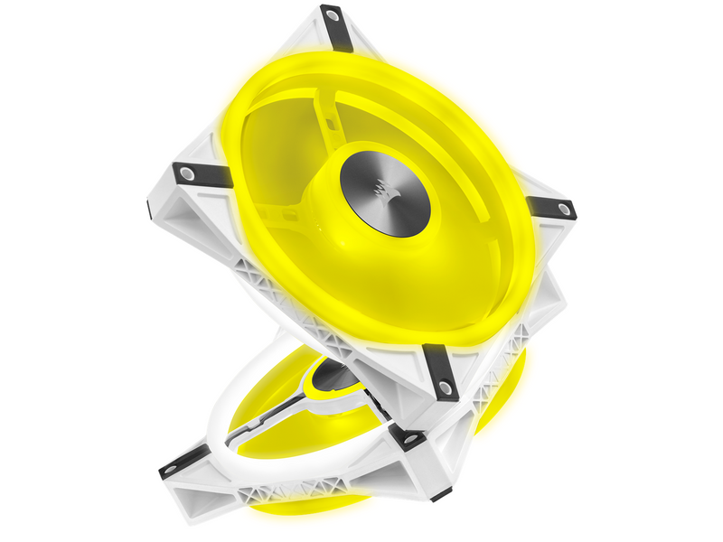 Corsair iCUE QL140 RGB - White - Gehäuselüfter - 140mm - Weiß mit RGB-Beleuchtung - 26 dBA