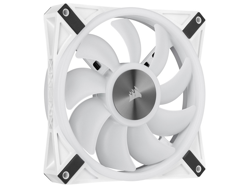 Corsair iCUE QL140 RGB - White - 2-pack - Gehäuselüfter - 140mm - Weiß mit RGB-Beleuchtung - 26 dBA