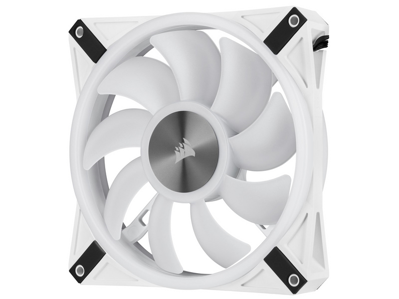 Corsair iCUE QL140 RGB - White - 2-pack - Gehäuselüfter - 140mm - Weiß mit RGB-Beleuchtung - 26 dBA