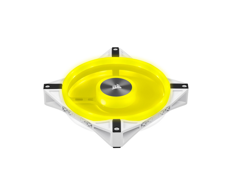 Corsair iCUE QL140 RGB - White - 2-pack - Gehäuselüfter - 140mm - Weiß mit RGB-Beleuchtung - 26 dBA