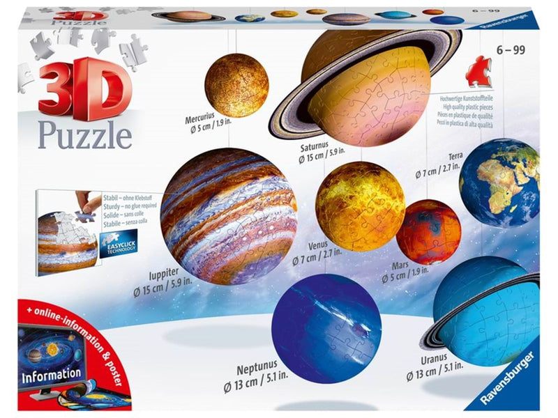 Ravensburger 3D Puzzle Solar System 3D Puzzle