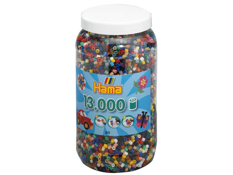 Hama Ironing beads in Pot-Mix 13000 pcs