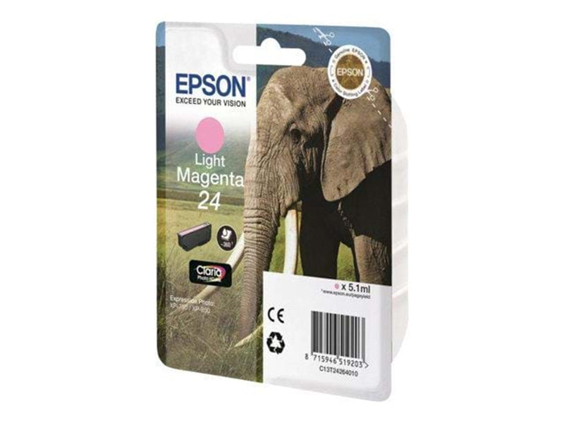 Epson 24 Ink Cartridge - Light Magenta - Tintenpatrone Helles Magenta