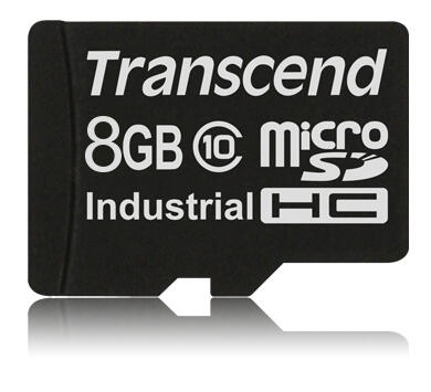 Transcend Industrial microSDHC Speicherkarte 8 GB