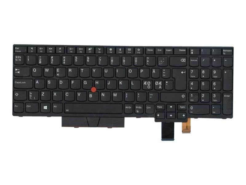 Lenovo Lite-On SN8361BL - Portable Keyboard - Ersatz - Nordisch - Schwarz