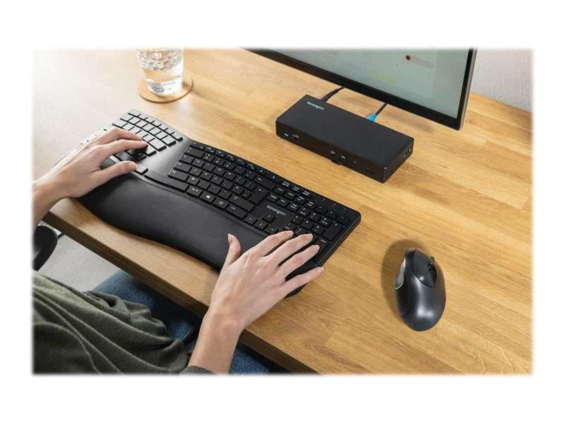 Kensington Pro Fit® Ergo kabellose Maus - Maus (Schwarz)