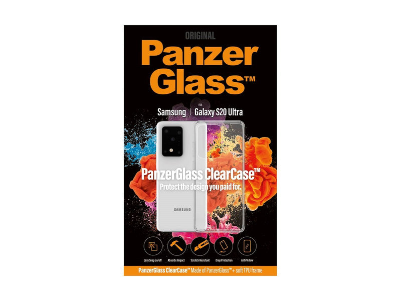 PanzerGlass Samsung Galaxy S20 Ultra ClearCase Screen Protector with TPU Cover