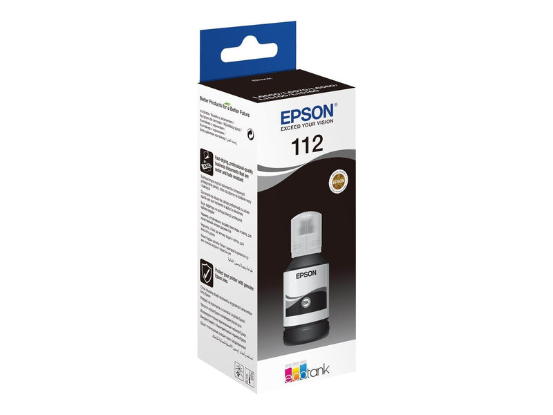 Epson Ink/112 EcoTank Pigment Black Bottle - Nachfülltinte Schwarz