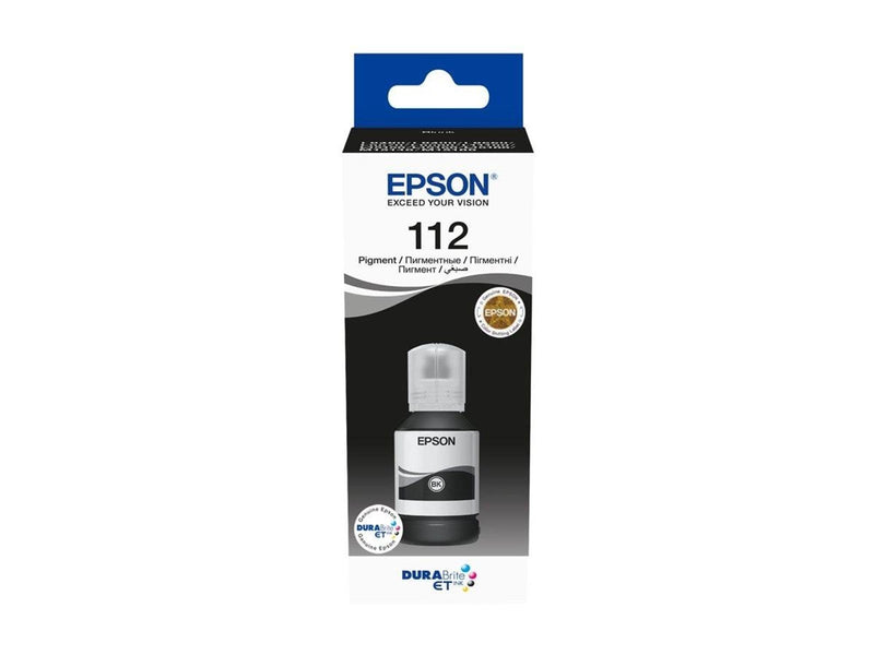 Epson Ink/112 EcoTank Pigment Black Bottle - Nachfülltinte Schwarz