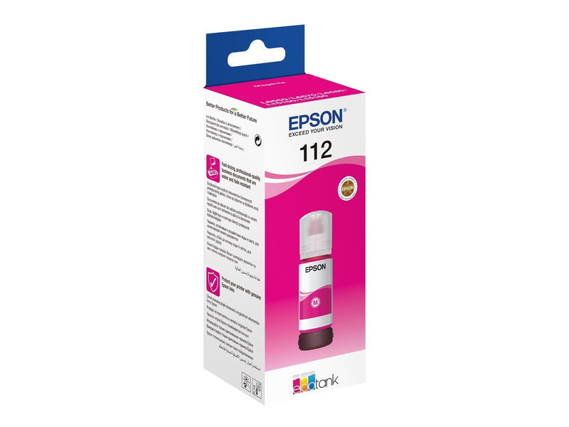 Epson Ink/112 EcoTank Pigment Magenta Bottle - Nachfülltinte Magenta