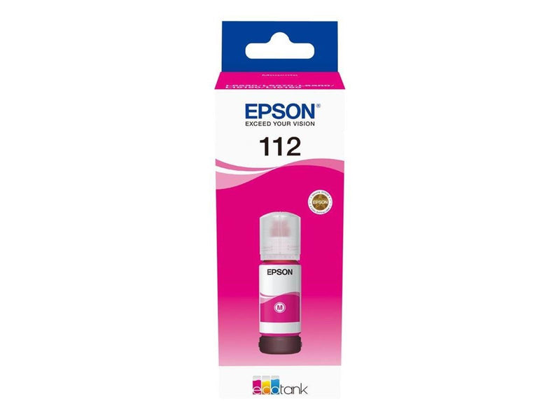 Epson Ink/112 EcoTank Pigment Magenta Bottle - Nachfülltinte Magenta