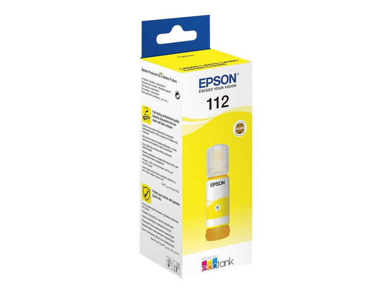 Epson Ink/Ink/112 EcoTank Pigment Yellow Bottl - Nachfülltinte Gelb