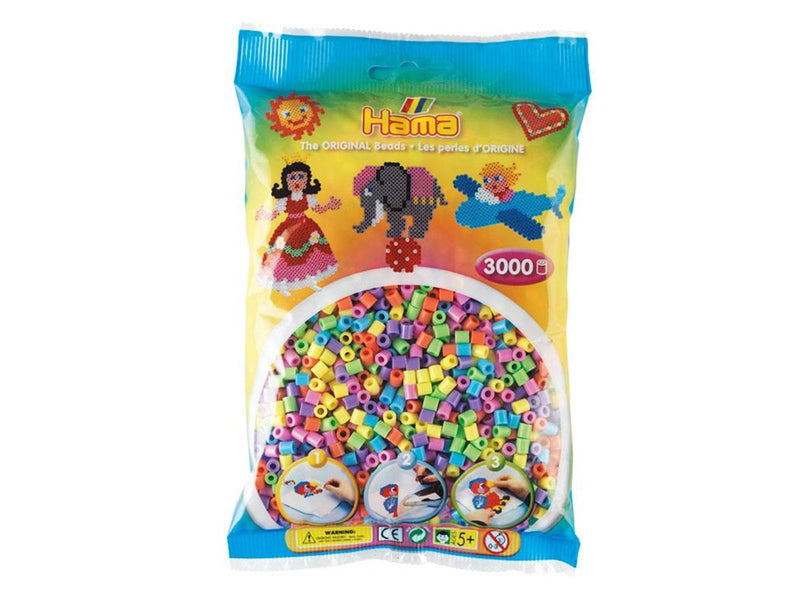 Hama Ironing Beads mix-Pastel 3000 pcs