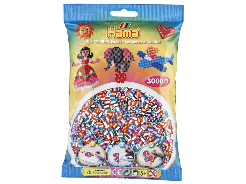 Hama Ironing Beads mix - Zebra 3000 pcs