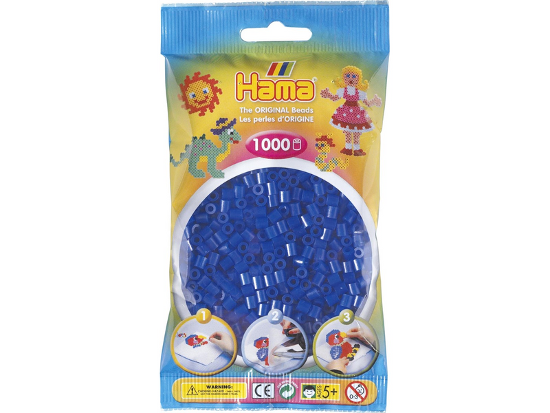 Hama Beads - Blue Neon 1000 pcs