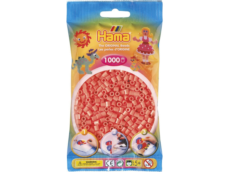 Hama Ironing beads-Red Pastel (044) 1000pcs.