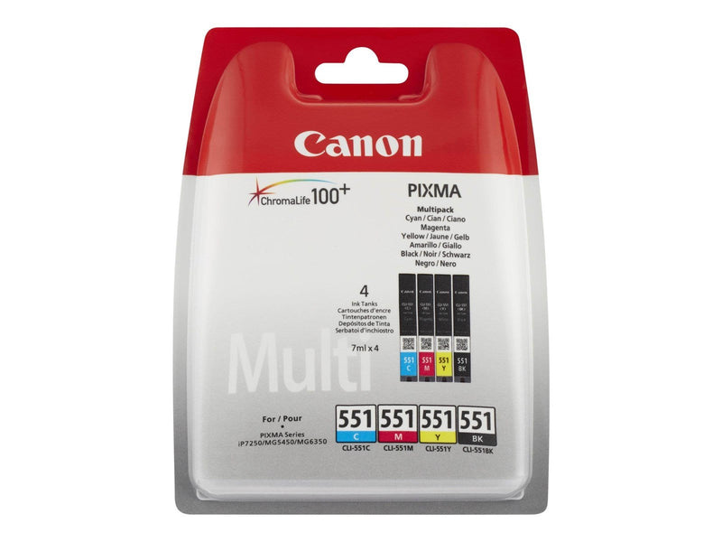 Canon CLI-551 / 6509B009 C/M/Y/BK Multi - Tintenpatrone Cyan