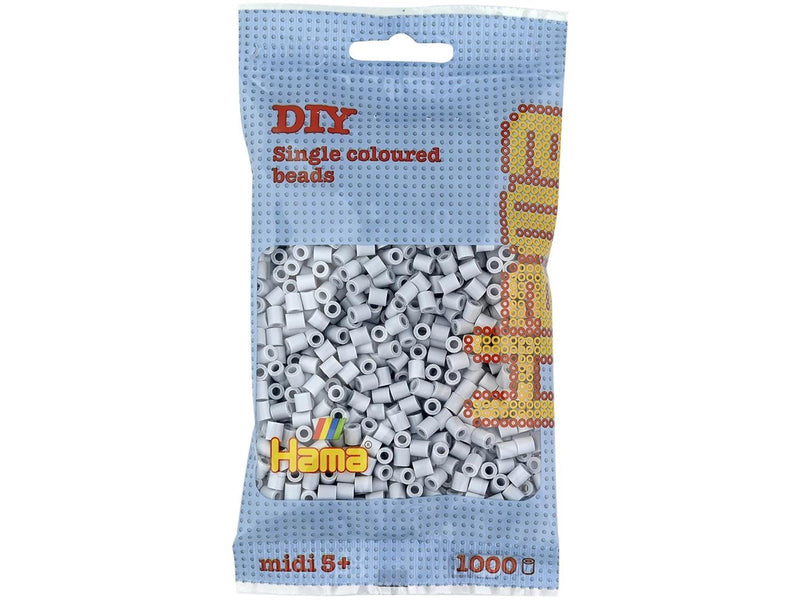 Hama midi beads 1000 pcs light gray 70