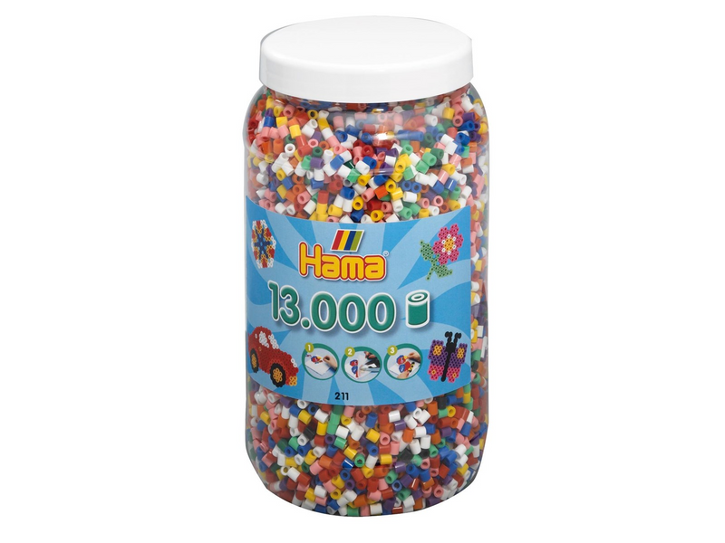 Hama Ironing beads in Pot-Mix standard (00) 13.000pcs.