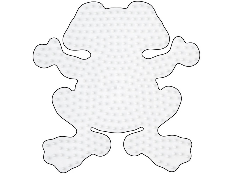 Hama Ironing Beads Pegboard-Frog