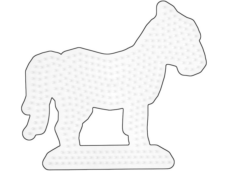 Hama Ironing Beads Pegboard-Horse
