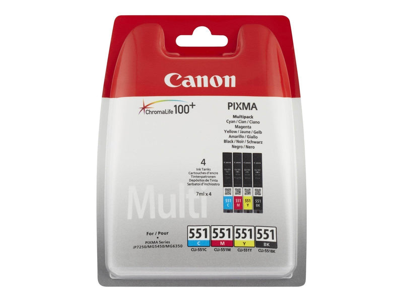 Canon CLI-551 / 6509B009 C/M/Y/BK Multi - Tintenpatrone Cyan