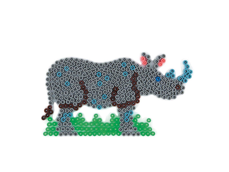 Hama Ironing Beads Pegboard-Rhino