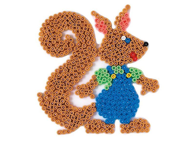 Hama Ironing Beads Pegboard-Squirrel