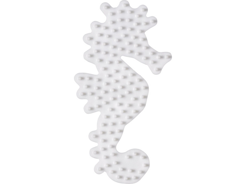 Hama Ironing Beads Plate: Sea Horse