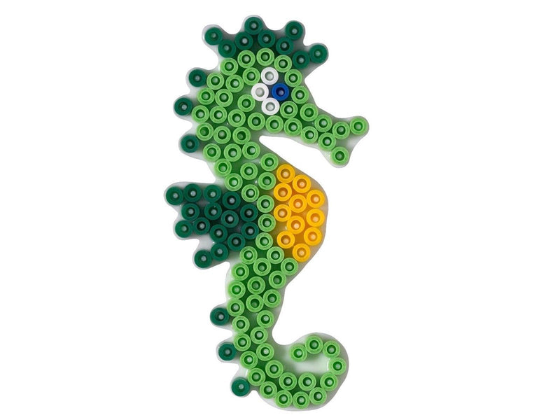 Hama Ironing Beads Plate: Sea Horse