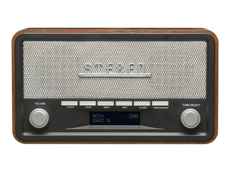 DENVER DAB-18 - clock radio - Bluetooth - DAB/DAB+/FM - Stereo - Braun