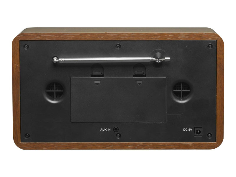 DENVER DAB-18 - clock radio - Bluetooth - DAB/DAB+/FM - Stereo - Braun