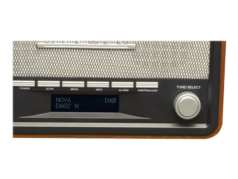 DENVER DAB-18 - clock radio - Bluetooth - DAB/DAB+/FM - Stereo - Braun