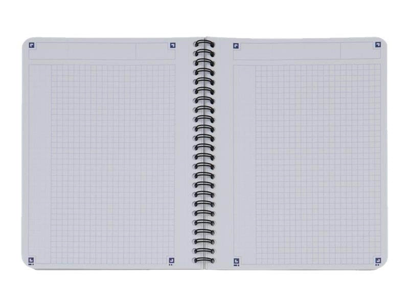 Oxford Touch Notebook A5 squared 5 mm soft touch cover twin-wire 180 pages