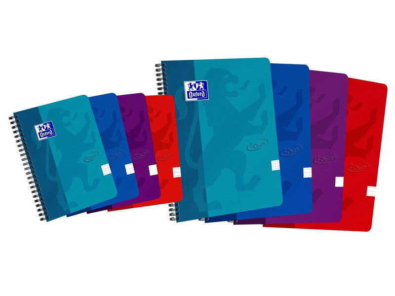 Oxford Touch Notebook A5 ruled 7 mm soft touch cover twin-wire 180 pages
