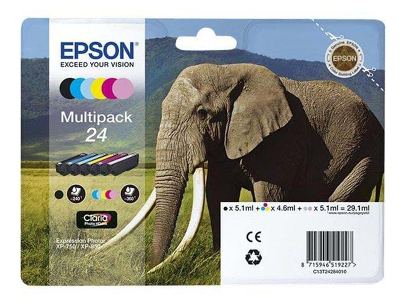 Epson 24 Ink Cartridge Multi - CMYK - Tintenpatrone Cyan