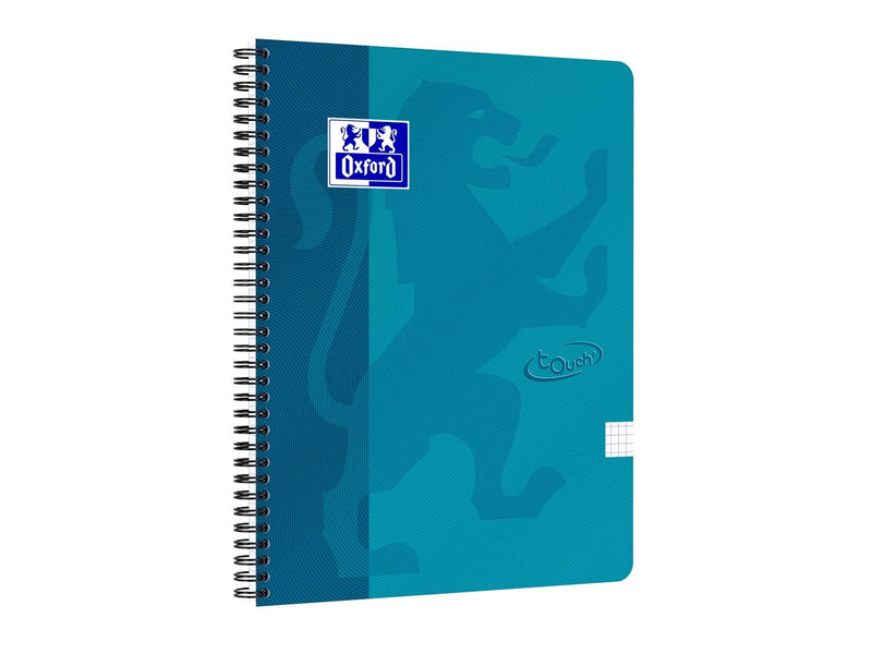 Oxford Touch Notebook A4 squared 5 mm soft touch cover twin-wire 140 pages