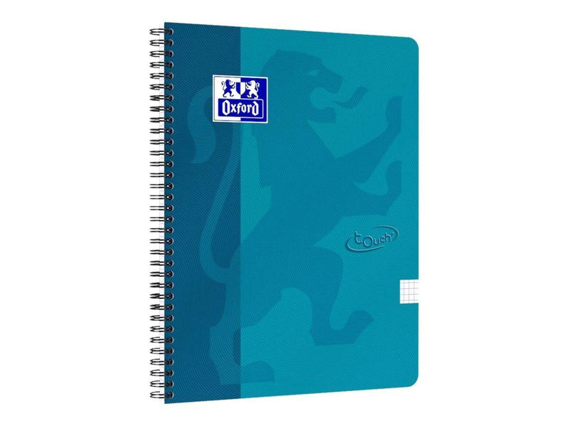 Oxford Touch Notebook A4 squared 5 mm soft touch cover twin-wire 140 pages
