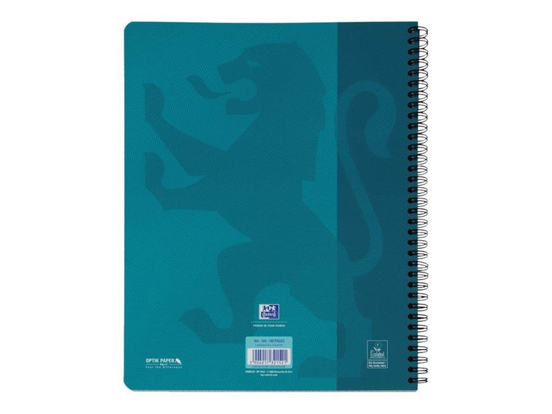 Oxford Touch Notebook A4 squared 5 mm soft touch cover twin-wire 140 pages
