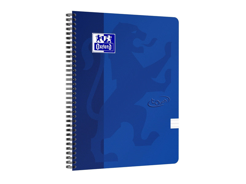 Oxford Touch Notebook A4 ruled 7 mm soft touch cover twin-wire 140 pages