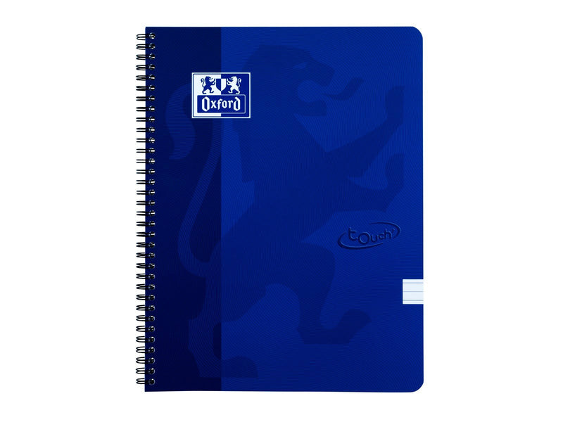 Oxford Touch Notebook A4 ruled 7 mm soft touch cover twin-wire 140 pages