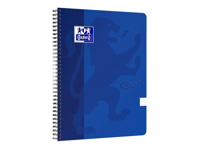 Oxford Touch Notebook A4 ruled 7 mm soft touch cover twin-wire 140 pages