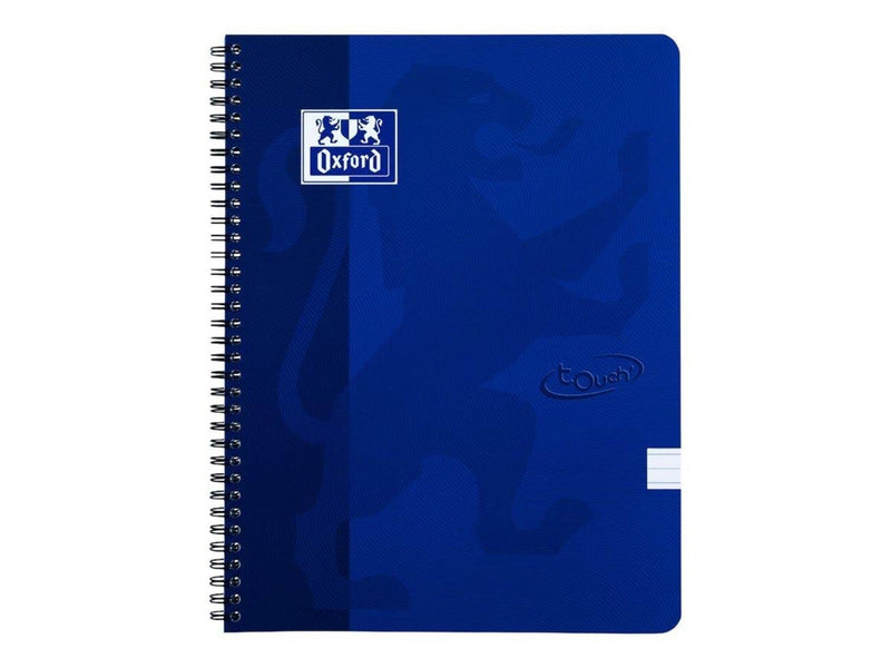 Oxford Touch Notebook A4 ruled 7 mm soft touch cover twin-wire 140 pages