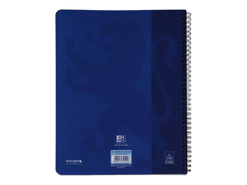 Oxford Touch Notebook A4 ruled 7 mm soft touch cover twin-wire 140 pages