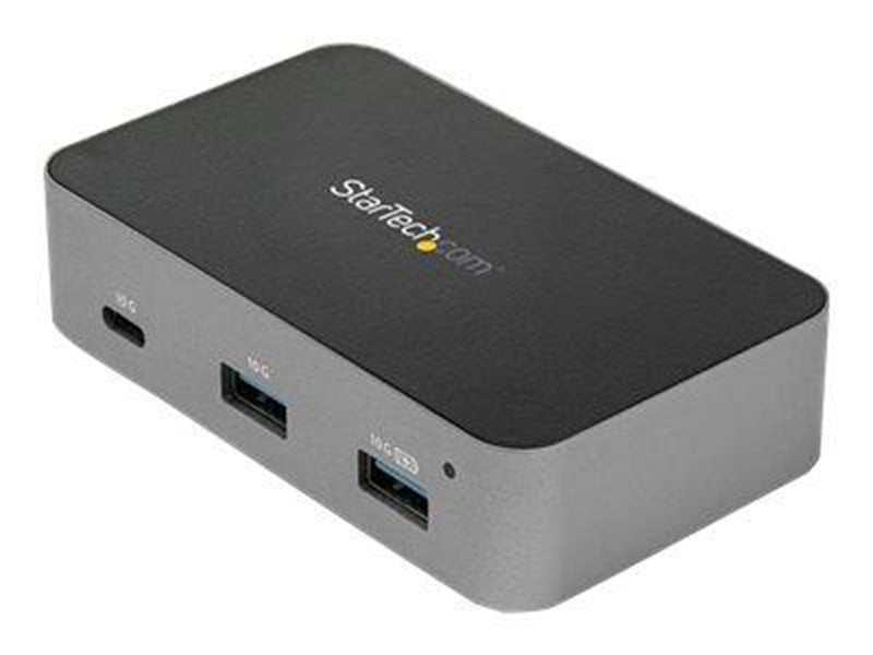 StarTech.com 4-Port USB C Hub 10Gbps - 3x USB-A & 1x USB-C - Powered - hub - 4 ports USB-Hubs - 4 - Grau